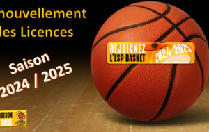 ESP BASKET saison 2024/2025 : Permanences - Préinscription