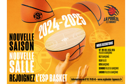 l'ESP Basket Recrute !!!! Saison 2024-2025
