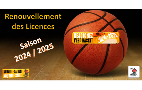 ESP BASKET saison 2024/2025 : Permanences - Préinscription